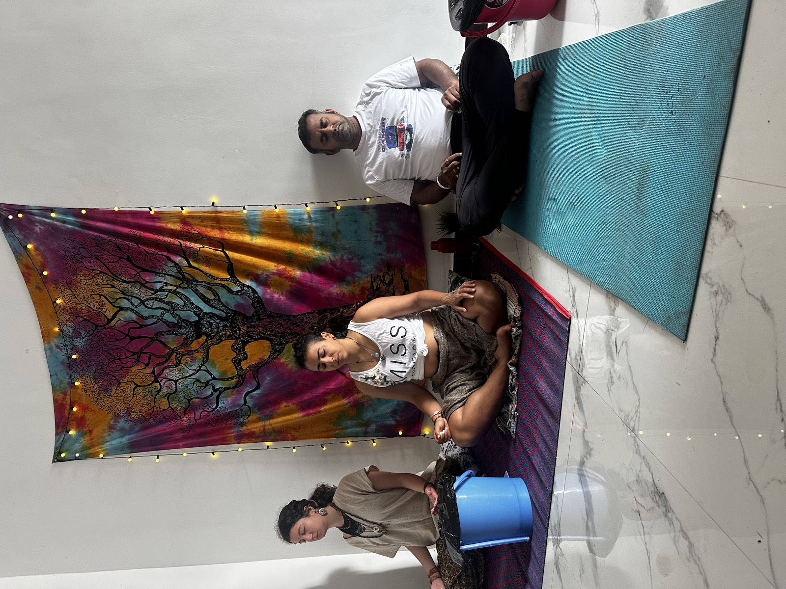 A small ceremony circle
