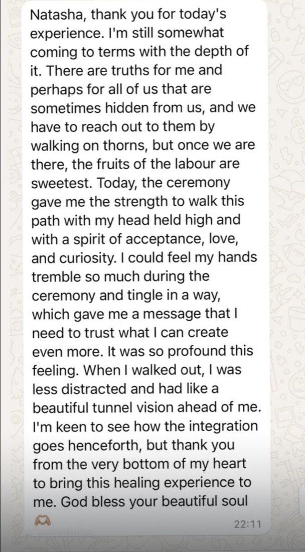 Kambo review from a participant
